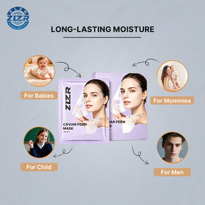 Masque en feuille PDRN à l'extrait de caviar d'œufs de saumon pour le visage, raffermissant et tenseur, soin de nuit pour tous types de peau - Product Image 6