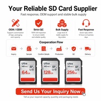 Untuk Kartu Ultra SD 64GB 128GB 256GB SDXC UHS-I C10 U1 150MB/s Video Full HD Kamera DSLR GPS MP3 Ponsel Pasokan Langsung Pabrik