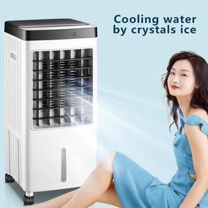 Ventilador de Aire Frío Portátil Multifuncional para el Hogar con 4 Ruedas, Ventilador de Pie con Pulverizador, Ventilador de Aire Acondicionado Inteligente - Product Image 4