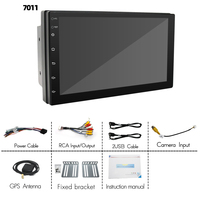 Autoradio Android avec écran tactile de 7 pouces, CarPlay, Wifi 2.4/5G et Bluetooth 5.0, navigation pour lecteur DVD de voiture universel