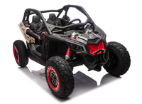 Детский электромобиль 24В Can-Am Maverick 4x4 с лицензией, с пневматическими колесами