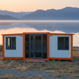 Oferta Especial: Casa Contenedor Expandible de Doble Ala de 40 pies, Villa Móvil de 20 pies/40 pies, Apartamento Moderno con 2 Habitaciones, Cocina y Baño, Tipo Hotel - Product Image 5