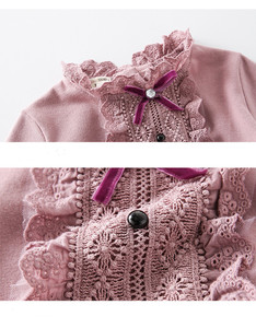 Vestido de Fiesta al por Mayor para Niñas, de Manga Larga, Estilo Princesa Musulmana, Elegante, de Algodón con Volantes, para Niños, Ropa de Disfraces - Product Image 5