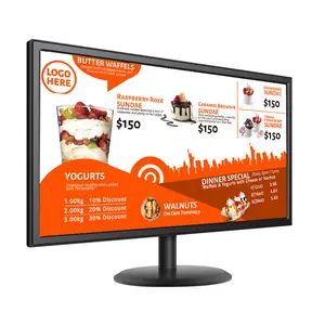 חם 24 אינץ צג 1920*1080 led צג 60hz עם חורי vesa