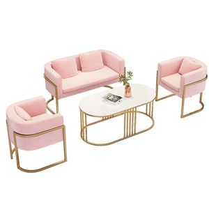 Canapé Nordique de Salon de Beauté, Simple, Moderne et Tendance, Petit Canapé Familial de Loisirs, Fauteuil pour Magasin de Vêtements et Célébrités du <span class=keywords><strong>Web</strong></span> - Product Image 1
