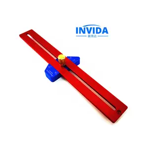 Règle à tracer pour le travail du bois IVD-1042 YX300/300mm règle en forme de T en alliage d'aluminium pour la ligne de marquage du travail du bois