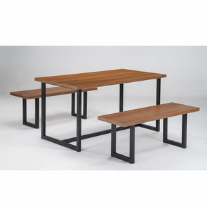 Juego de mesa de comedor de 4 plazas muebles para el hogar - Product Image 1