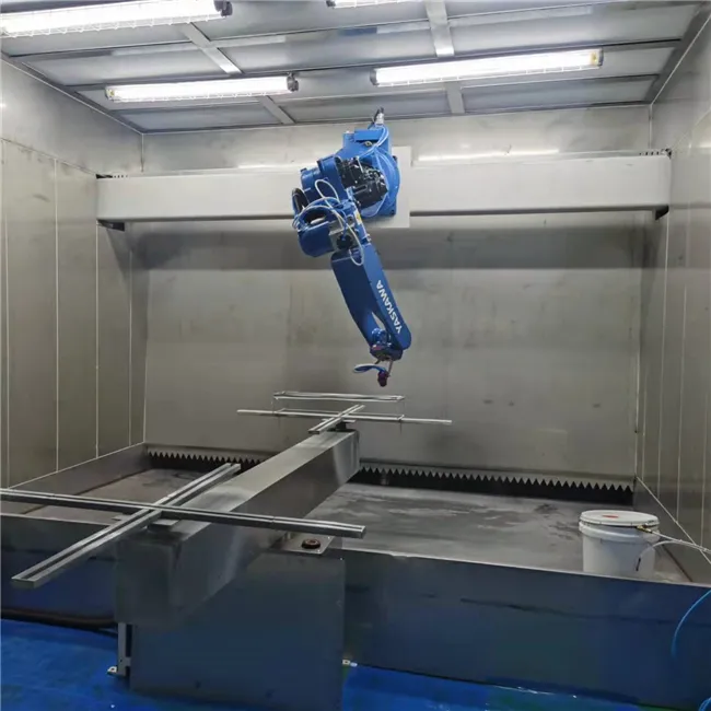 FANUC 수성 페인트를 가진 나무로 되는 구조 가구를 위한 자동적인 분무 도장 로봇