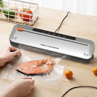 Machine de mise sous vide automatique pour aliments secs et humides, dispositif d'emballage sous vide pour la conservation de la viande en cuisine