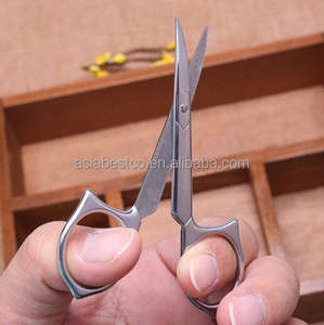 Tijeras Profesionales para Bigote <span class=keywords><strong>y</strong></span> Barba para Cortar el Cabello, Herramienta de Barbería - Product Image 4