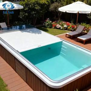 <span class=keywords><strong>Cubierta</strong></span> Enrollable Automática de Aluminio para <span class=keywords><strong>Piscina</strong></span> y Spa, Suministro de Fábrica Water Crown 2026 - Product Image 6