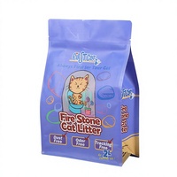 Sachets souples composites imprimés en couleur à trois couches, en stock pour la vente en gros, pour friandises pour animaux et aliments pour chats ; Modèle 132