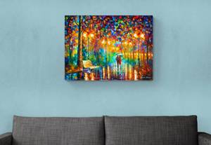 Impressionnisme abstrait moderne impression d'art sur toile paysage abstrait <span class=keywords><strong>peinture</strong></span> à l'huile <span class=keywords><strong>salon</strong></span> décor à la maison - Product Image 6