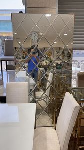 Trang trí khách sạn thiết kế vàng Sliver dính vát cắt nhỏ gương gạch giá mỗi mét vuông - Product Image 5