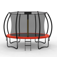 Parc de trampoline extérieur unisexe pour enfants avec filet de protection en PVC et cadre en acier inoxydable, équipement de saut pour l'exercice des enfants