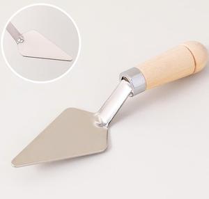 سكين الطلاء سكين الفولاذ المقاوم للصدأ ملعقة لوحة سكين الاكريليك غواش الطلاء مكشط اللون خلط مكشط الباستيل النفط للفنانين - Product Image 3