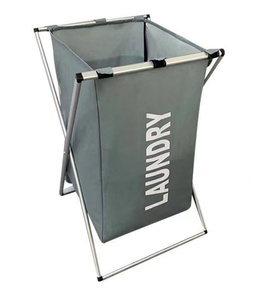 Large Portable Basket Laundry Foldable Clothing Storage <strong>Bag</strong> Oxford Cloth Laundry Storage Basket With Handle - Product Image 4