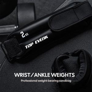 Ejercicio aeróbico ajustable para caminar, terapia física, Pesas de tobillo de muñeca de cuero PU, arena de hierro - Product Image 2