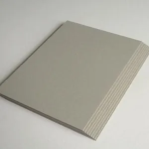 ग्रे चिप बोर्ड 0.3-3.0mm ग्रे गत्ता ग्रे बोर्ड कागज किताब के कवर के लिए सामग्री