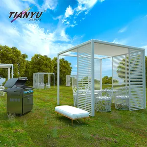 Tianyu Nieuw Design Luxe Glazen Serre <span class=keywords><strong>S</strong></span> Living Tuinhuisje Buiten Glazen Huis Tuin Bruiloft Tuinhuisje - Product Image 3