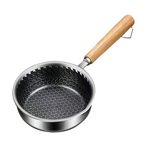 Stainless Steel Frying Pan Nonstick Round 18Cm Induction Compatible Breakfast Cookware - Product Image 4