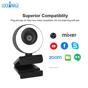 Webcam 4K 1080P 60FPS Autofocus Streaming Web <span class=keywords><strong>Camera</strong></span> Live Stream <span class=keywords><strong>Camera</strong></span> With Mics Privacy Cover pour Tiktok YouTube - Product Image 5