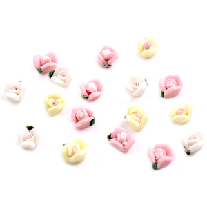 TSZS, venta al por mayor, 1000 unidades/bolsa, a granel, 8mm, flor rosa de cerámica para accesorios de <span class=keywords><strong>uñas</strong></span> acrílicas, decoración de <span class=keywords><strong>uñas</strong></span> DIY, proveedor de <span class=keywords><strong>uñas</strong></span> - Product Image 3