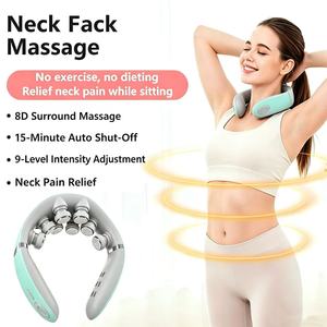8D Smart Neck Massager, 9-Level Intensity with Heat Therapy, 12 Modes for Cervical Relief, OEM Supported - Product Image 2
