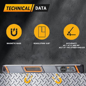 24 Zoll Cross-Line Laser Multifunktion aler digitaler Neigung messer Neue magnetische digitale Füllstand magnete Füllstand messgeräte - Product Image 6