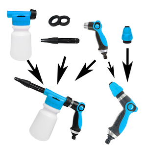 Pistola de Espuma Profesional para Autos con Pulverizador de Baja Presión de Plástico, Venta al Por Mayor - Product Image 1