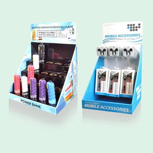 Holidaypac <span class=keywords><strong>ร้าน</strong></span>ค้าปลีกที่กําหนดเองกระดาษแข็งโทรศัพท์มือ<span class=keywords><strong>ถือ</strong></span>อุปกรณ์เสริมโทรศัพท์มือถือเคาน์เตอร์ชั้นวางจอแสดงผล - Product Image 1