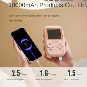 Batterie externe 500-en-1 et <span class=keywords><strong>console</strong></span> de jeu rétro FC portable avec batterie intégrée de 10000 mAh, 500 jeux intégrés, écran couleur - Product Image 4