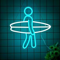 Panneau néon sportif LED pour décoration de bar et de fête avec éclairage néon pour mariage et magasin, alimentation facile par prise secteur