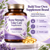 Service OEM : Gélules de Vitamine D3 pour Femmes en Ménopause, 120 Comprimés – Complément pour la Santé Osseuse et l'Équilibre de l'Humeur – OEM ODM