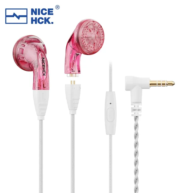 NICEHCK YDX HiFi Wired 14.8mm Dynamic Driver In-ear Earbud Monitor 0.78 2Pin Detachable Cable Microphone Headset Earphones