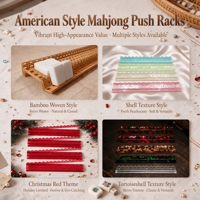 Anpassbare Acryl-Mahjong-Ständer und -Schieber - Modernes Luxusdesign in Verschiedenen Größen und Farben, Maßanfertigung für US-Mahjong-Sets im Großhandel