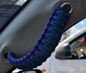 Poignée <span class=keywords><strong>de</strong></span> maintien <span class=keywords><strong>de</strong></span> voiture en polyester, personnalisable avec logo, universelle, pour appui-tête <span class=keywords><strong>de</strong></span> siège arrière, faite à la main, rétractable, en paracorde, pour <span class=keywords><strong>barre</strong></span> anti-roulis - Product Image 5