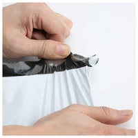 Sac de courrier Express imprimé personnalisé, sacs blancs et noirs, emballage d'expédition, enveloppe Poly mail, sac de courrier