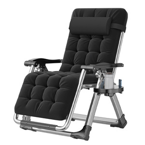 Silla <span class=keywords><strong>de</strong></span> Camping Plegable Reclinable Zero Gravity, Silla <span class=keywords><strong>de</strong></span> Patio con Reposacabezas, Estructura <span class=keywords><strong>de</strong></span> Acero Resistente para Patio, Camping y <span class=keywords><strong>Playa</strong></span> - Product Image 3