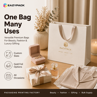 Sacs en papier personnalisés de qualité supérieure avec logo, sacs de shopping en kraft blanc mat de luxe, emballages cadeaux et de vente au détail en gros