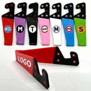 Soporte Plegable para Teléfono Celular con Logotipo Personalizado, Soporte de Escritorio en Forma de V Colorido y Económico para Regalo Promocional - Product Image 1