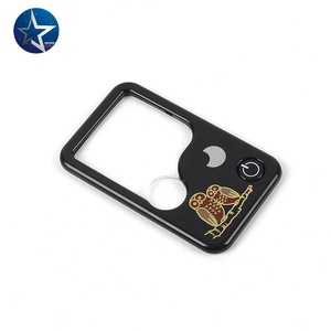 क्रेडिट कार्ड ताल बंडल बटुआ पर्स आवर्धक लेंस एलईडी प्रबुद्ध ताल 3X जेब कार्ड - Product Image 2