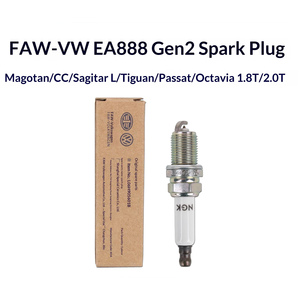 หัวเทียนเดี่ยว FAW- ของแท้ รุ่นที่สอง EA888 สำหรับ CC Magotan B7B6 Sagitar 1.8T/2.0T ดับเบิ้ลแพลตตินัม oe 06H 905 601 B - Product Image 1