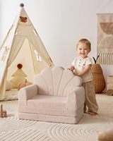 Canapé-lit convertible pour enfants en mousse haute densité pliable au design moderne pour le salon