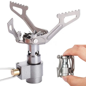 Portable <span class=keywords><strong>3000t</strong></span> Mini Camping En Plein Air Cuisinière À Gaz Ultra-Léger 25g Poche Randonnée Appareil De Cuisson pour L'escalade - Product Image 3