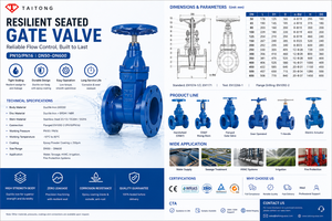 Vanne à opercule motorisée à siège souple EPDM, tige en acier inoxydable, tige montante, DN100 PN10 PN16, fonte ductile, actionneur électrique IP65 - Product Image 5