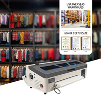 Imprimante jet d'encre DTF Erasmart A3 Pro avec deux têtes XP600, CMYK automatique pour l'impression sur cuir et vêtements, machine pour petites entreprises