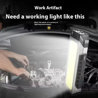 Wasserdichte IP44 Magnet-Taschenlampe 6000K Tageslicht Tragbare LED 4000mAh Wiederaufladbare Batterie Multimodus Camping-Arbeitsleuchte CRI80