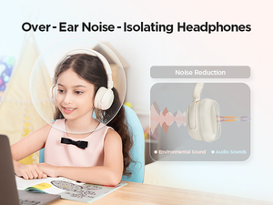 1MORE Wireless Over Ear Headphones Bluetooth 5.3 ANC Touch Control Hi-Fi Sound Light Blue - Product Image 2