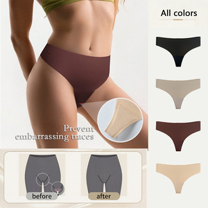 JOGOGO <span class=keywords><strong>Slip</strong></span> Donna <span class=keywords><strong>Invisibili</strong></span> Senza Cuciture Personalizzabili, Taglio Laser, Intimo Morbido in Nylon e Spandex - Product Image 1